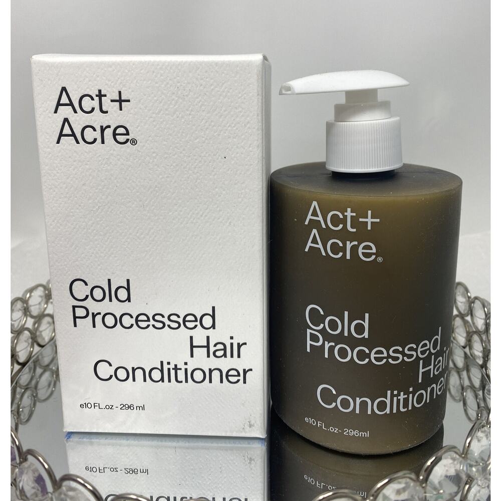 Act + Acre, Cold Processed Hair Conditioner, 10.0 Fl. Oz. New In Box MSRP $80